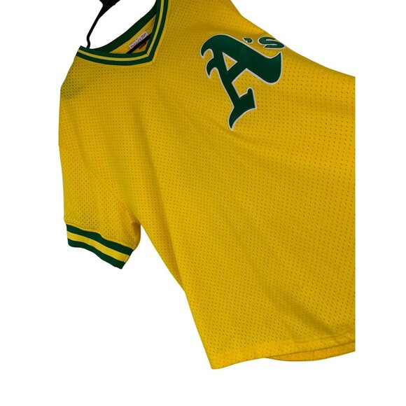 New Oakland A's Mitchell & Ness Cooperstown 1984 Henderson Jersey 2XL RT10286 - Picture 9 of 11